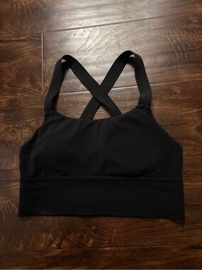 Athleta Black Longline High Impact Sports Bra